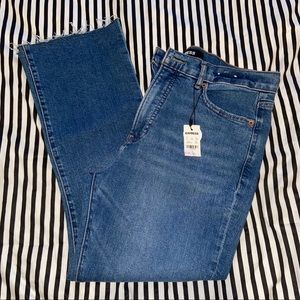 Express cropped flare jeans